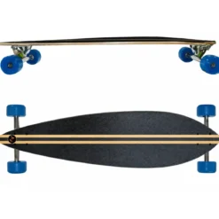 Longboard 96x24 Acero 8 Strati Skateboard Pintail Cuscinetti ABEC 7