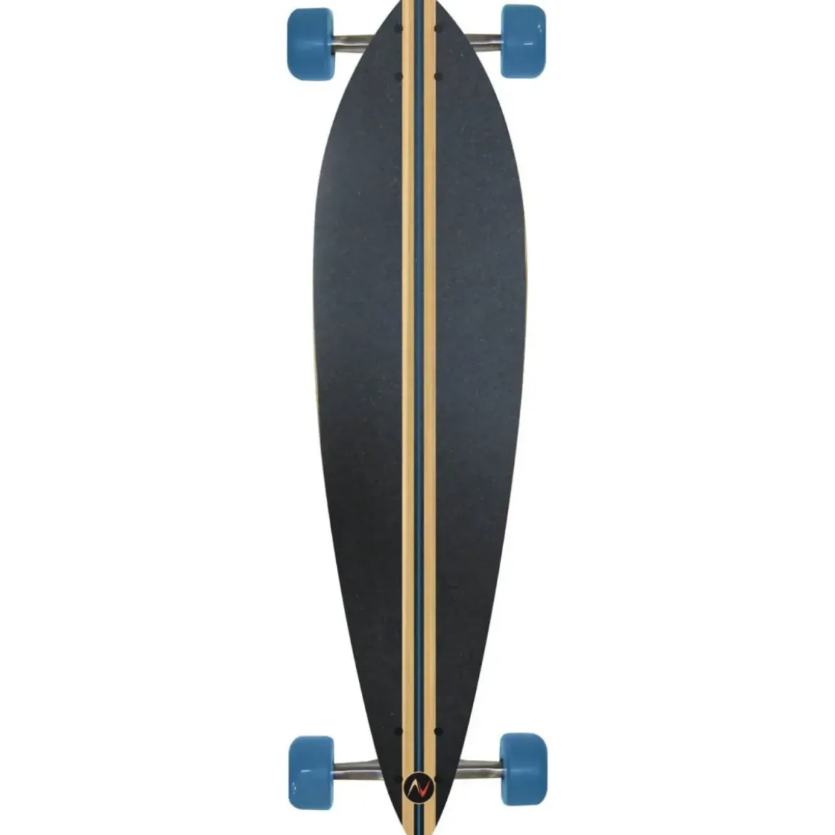 Longboard 96x24 Acero 8 Strati Skateboard Pintail Cuscinetti ABEC 7