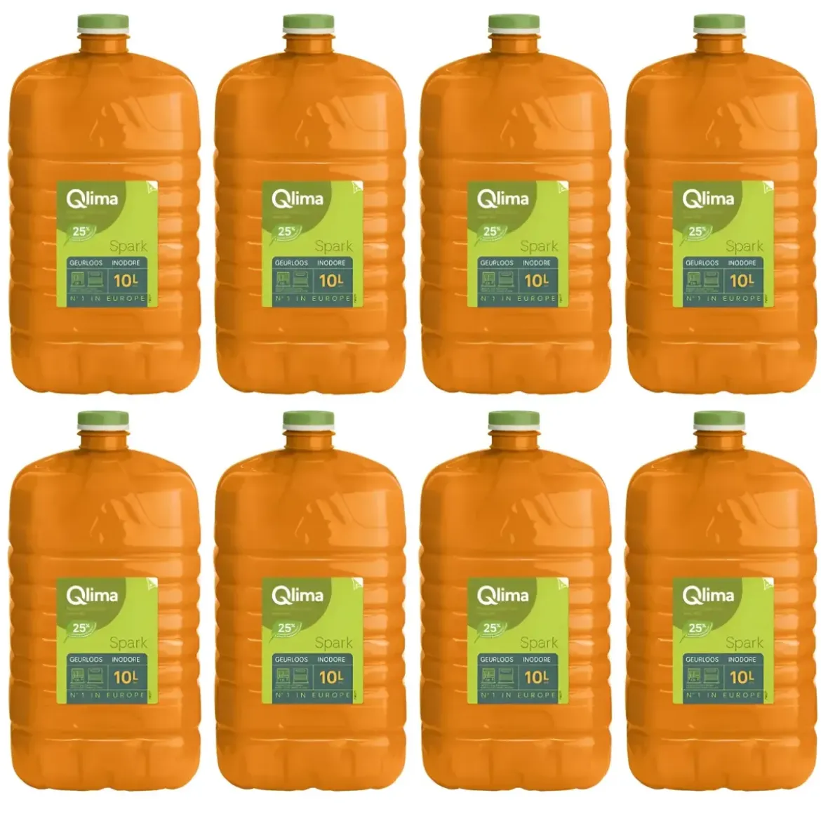 10L 8 Taniche Combustibile Liquido Puro Ecologico Inodore per Stufe
