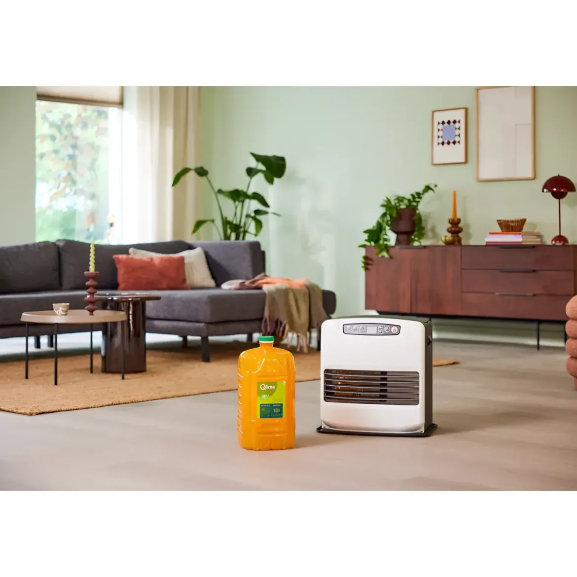10L 8 Taniche Combustibile Liquido Puro Ecologico Inodore per Stufe