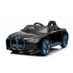 Macchina BMW i4 per Bambini a Batteria Auto Nero Metallizzata Elettrica