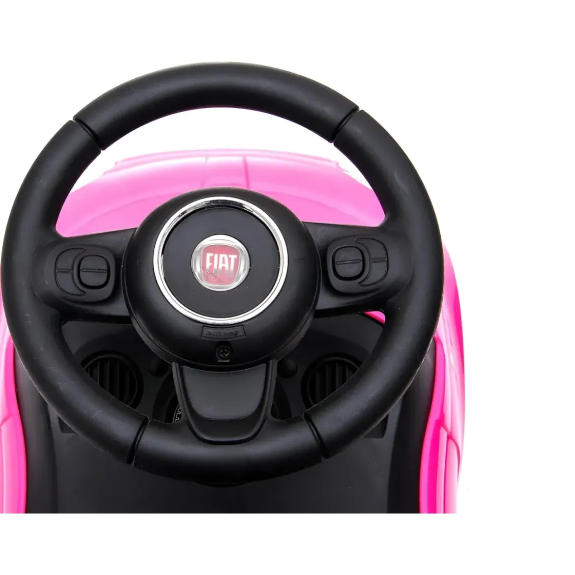 Macchina Cavalcabile per Bambini Primi Passi Fiat 500 Rosa