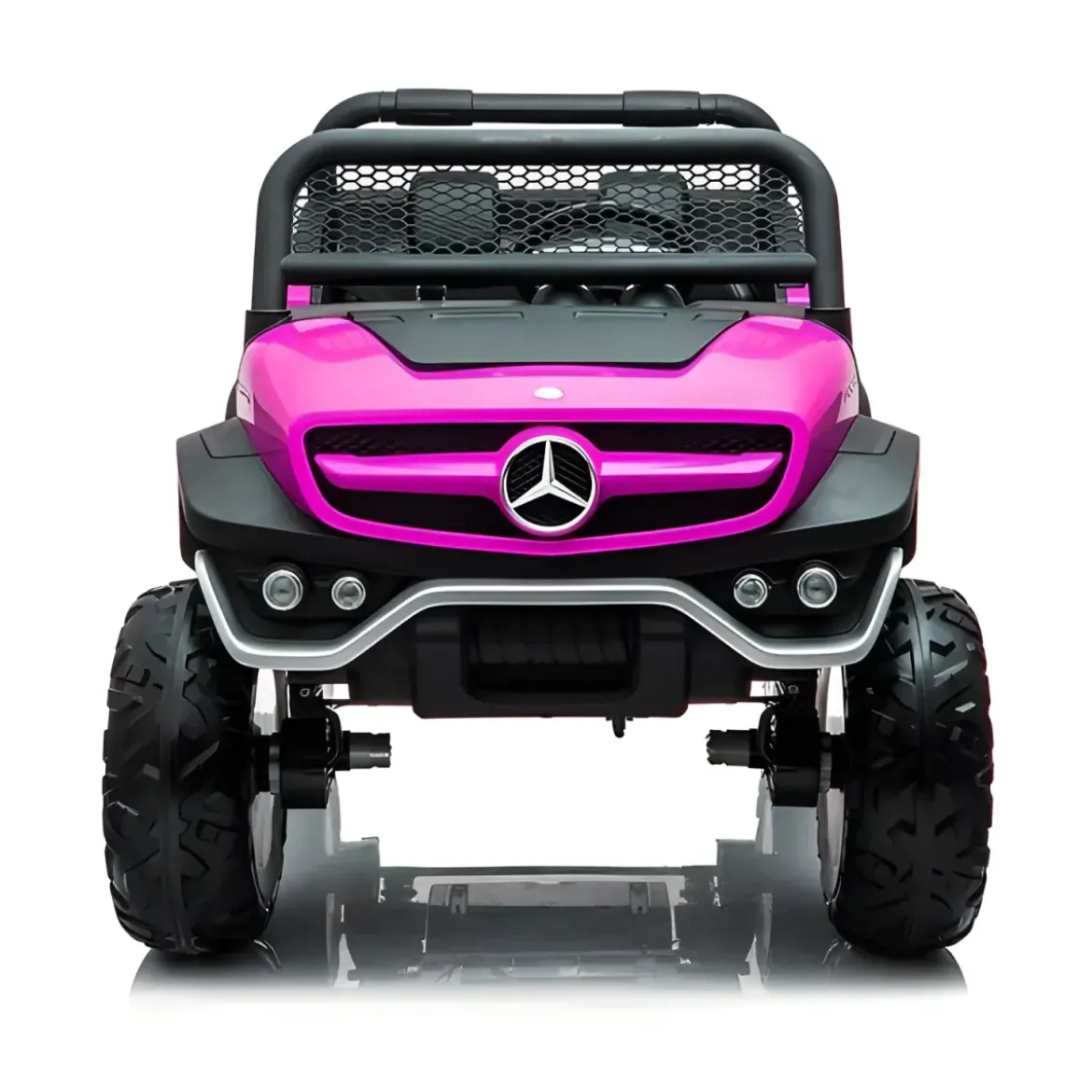 Macchina Elettrica per Bambini Mercedes Unimog Fuori Strada Rosa