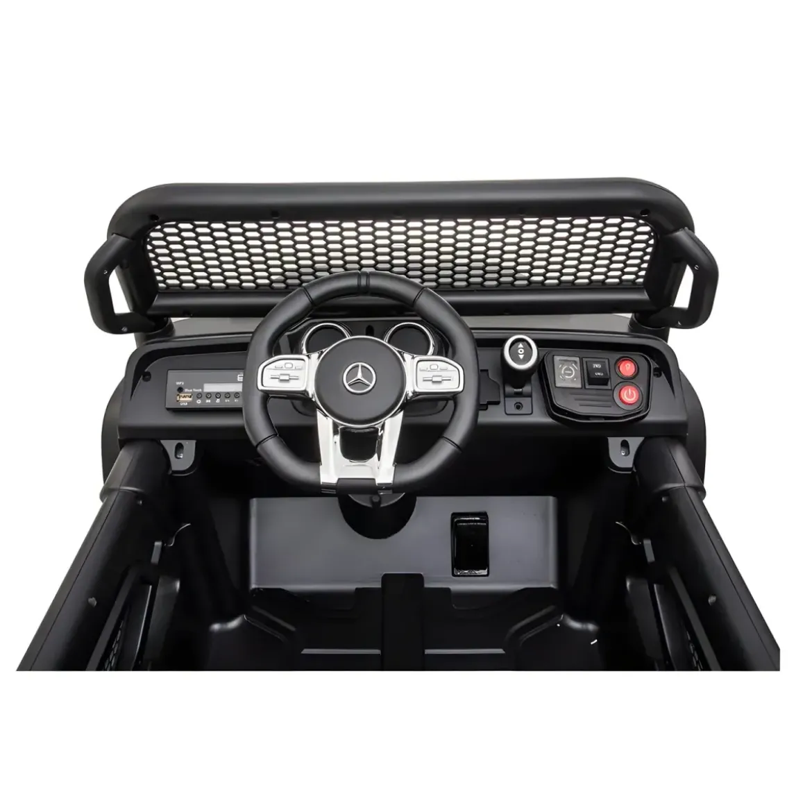 Macchina Elettrica per Bambini Mercedes Unimog Fuori Strada Rosa