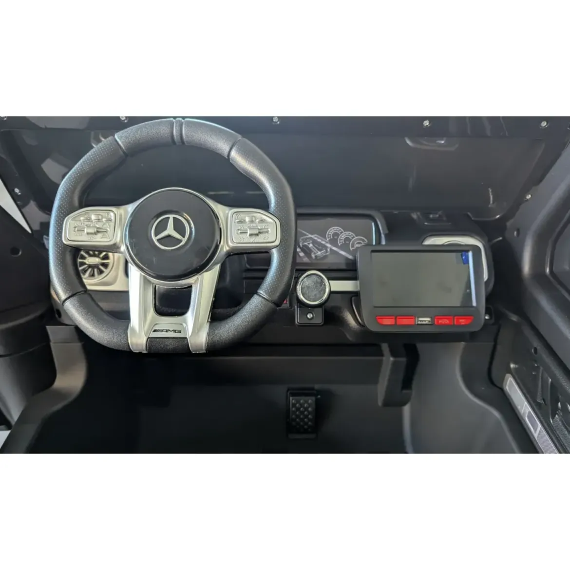 Macchina Elettrica per Bambini Mercedes Classe G Bianco Full 12V