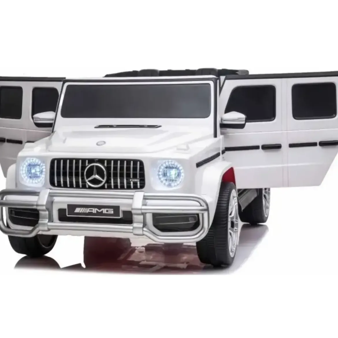 Macchina Elettrica per Bambini Mercedes Classe G Bianco Full 12V