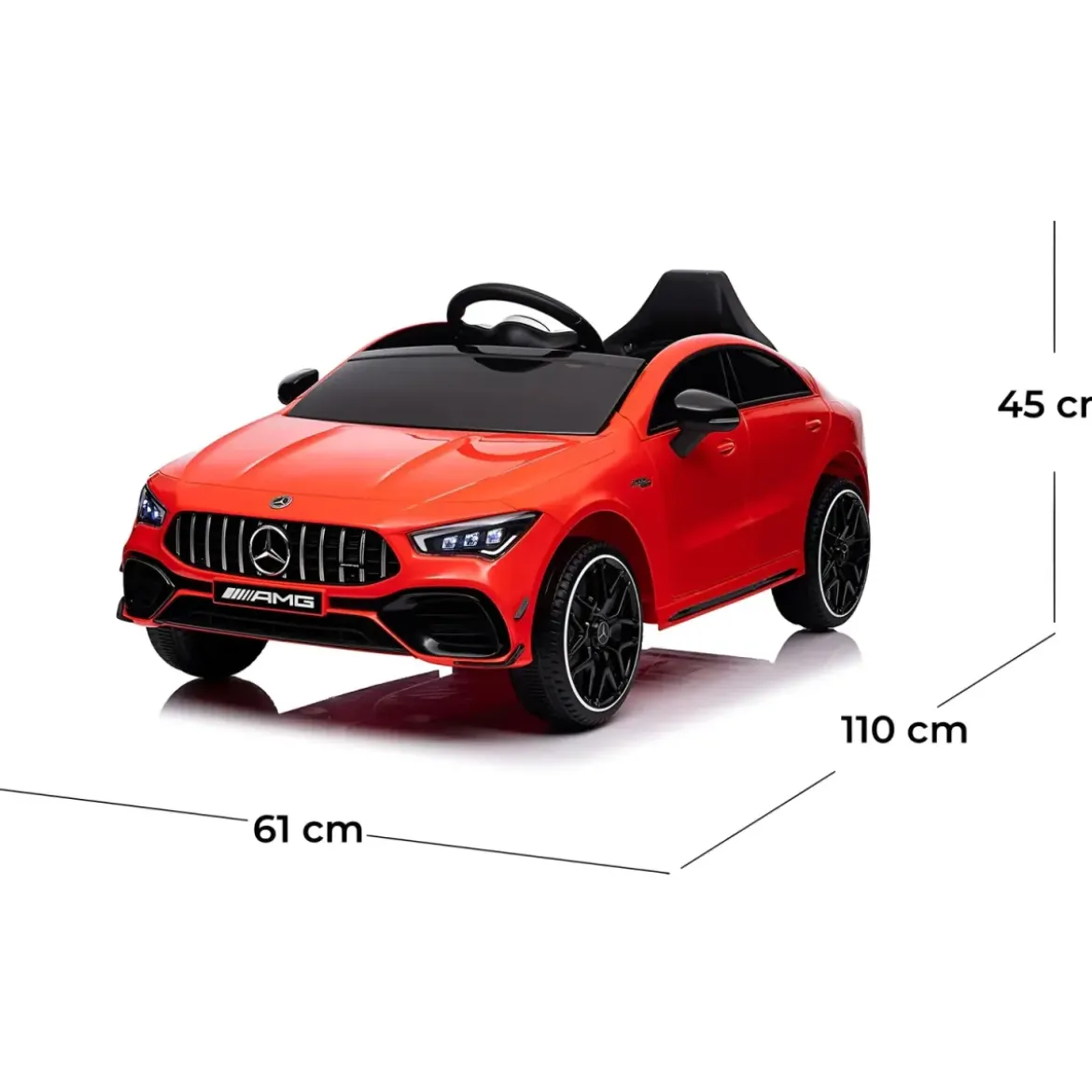 Macchina Elettrica per Bambini Mercedes Cla45 Rosso 12V