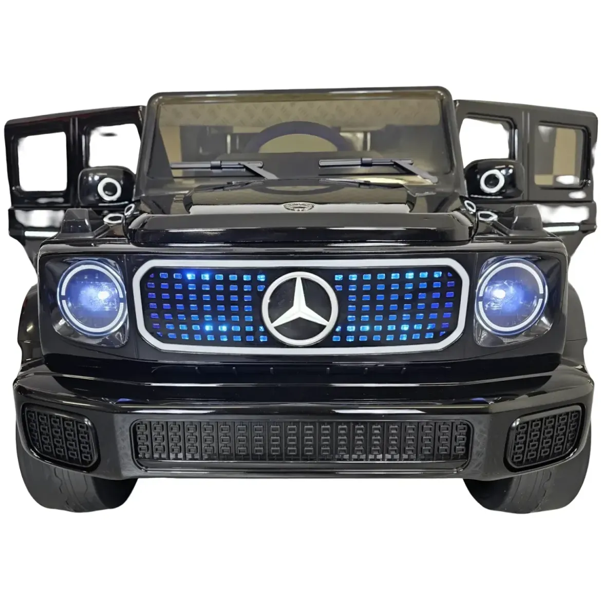 Macchina Elettrica per Bambini Mercedes EQG 12V Nero con Telecomando