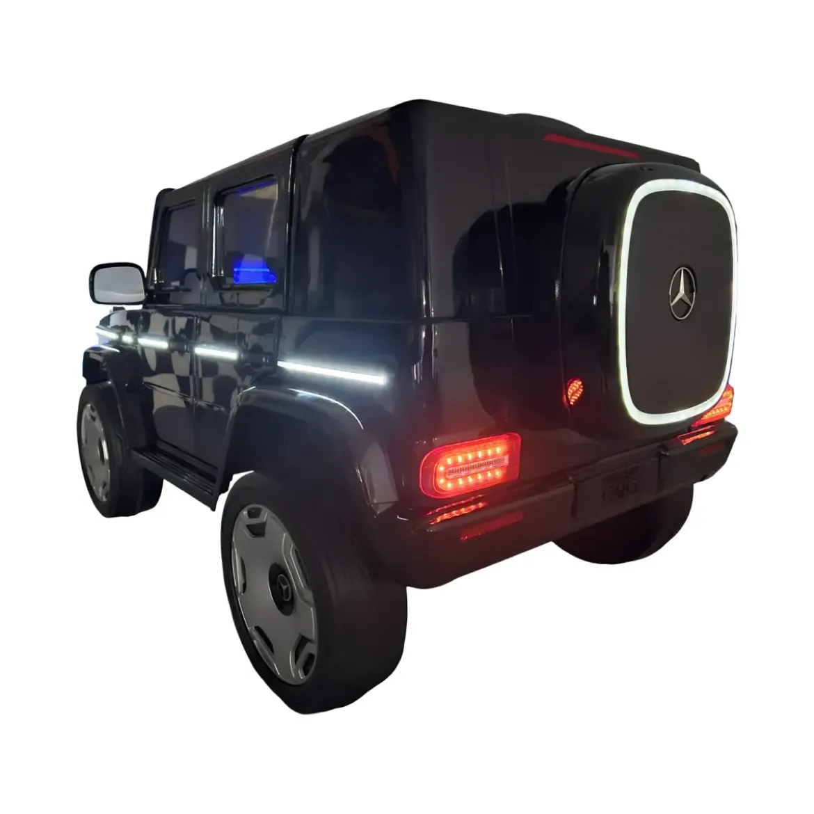 Macchina Elettrica per Bambini Mercedes EQG 12V Nero con Telecomando