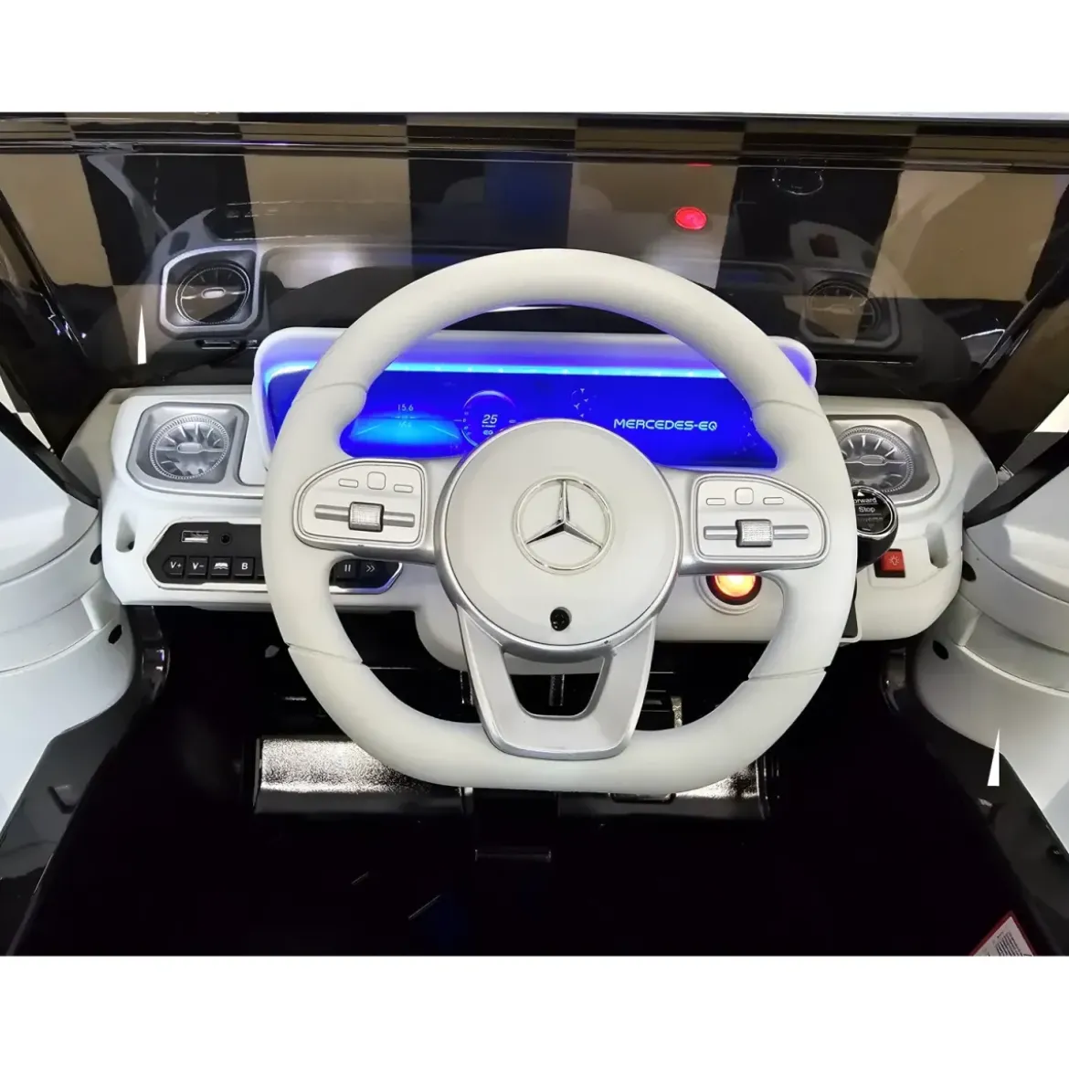 Macchina Elettrica per Bambini Mercedes EQG 12V Nero con Telecomando