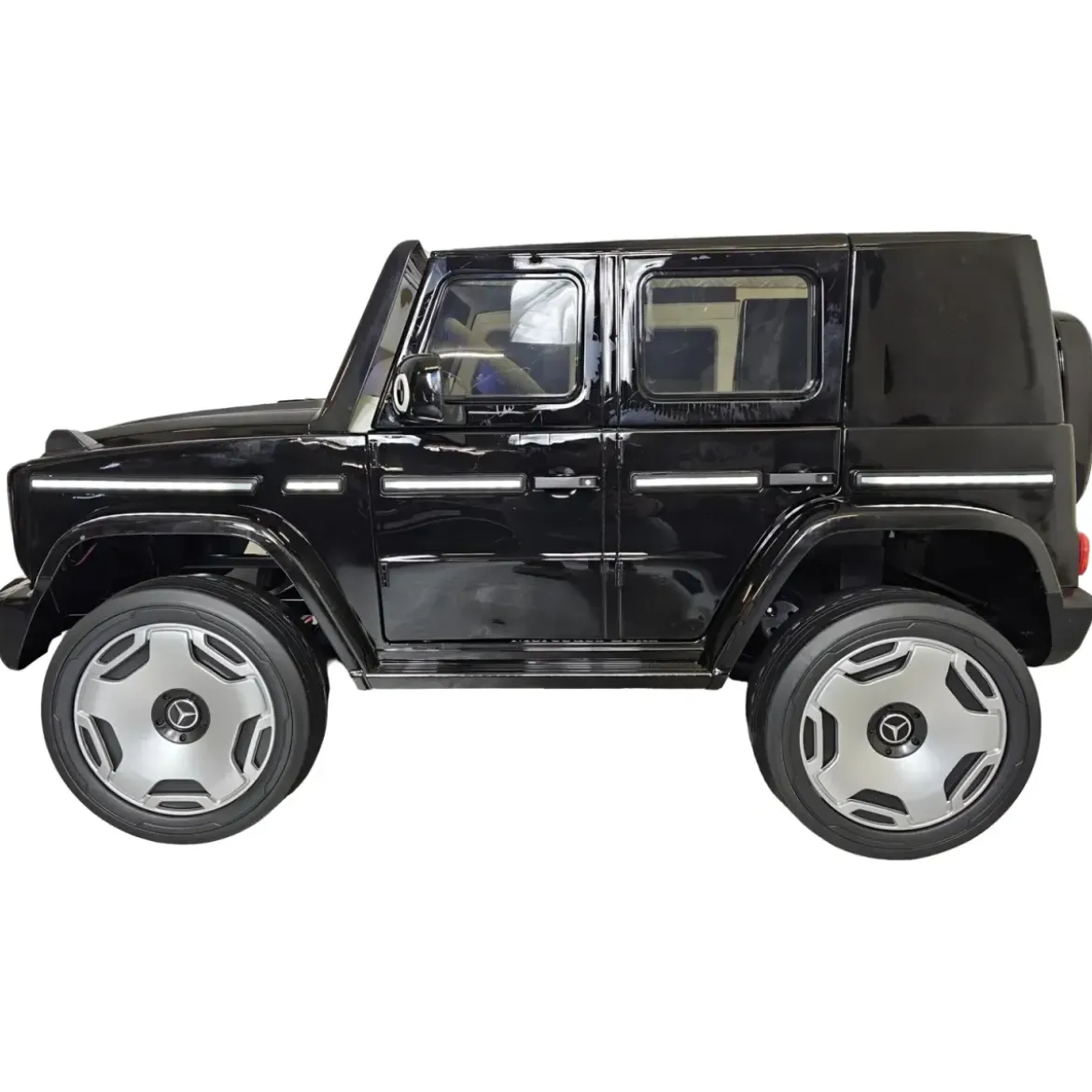 Macchina Elettrica per Bambini Mercedes EQG 12V Nero con Telecomando