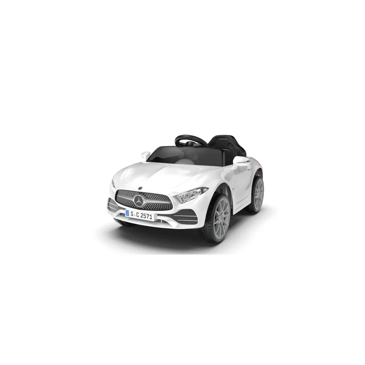 Macchina Elettrica per Bambini 12V Mercedes CLS Small Bianco