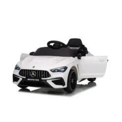 Macchina Elettrica per Bambini 12V Maserati Folgore Bianco Telecomando