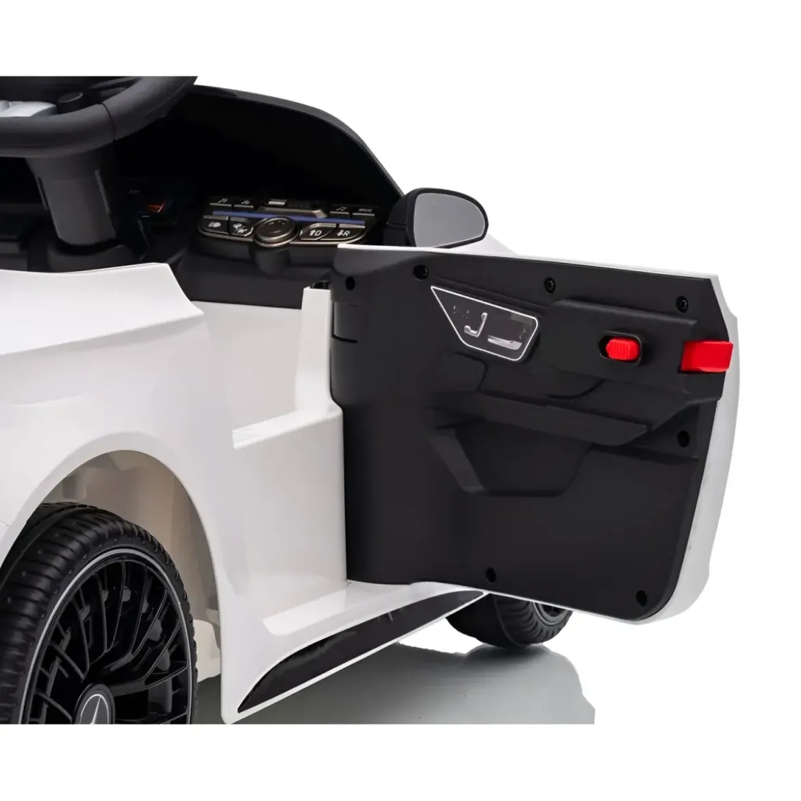 Macchina Elettrica per Bambini 12V Maserati Folgore Bianco Telecomando