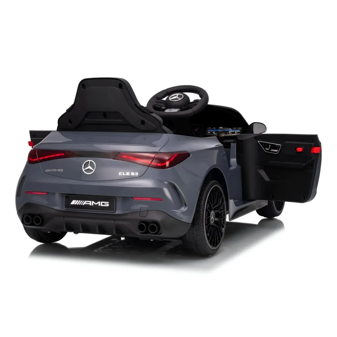 Macchina Elettrica per Bambini 12V Maserati Folgore Grigio Telecomando