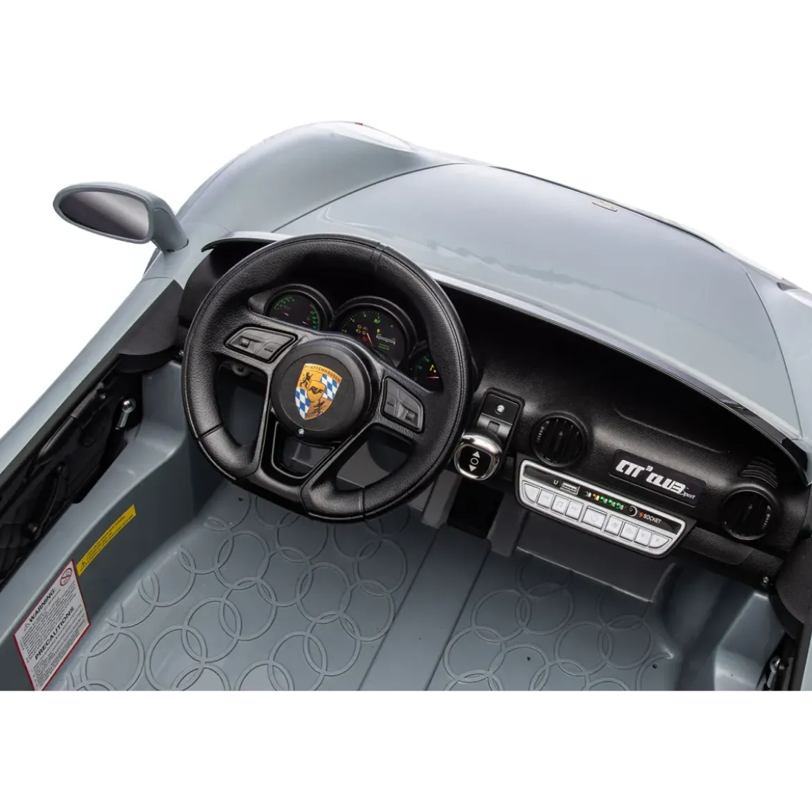 Macchina Elettrica per Bambini 24V Ruf Big Grigio