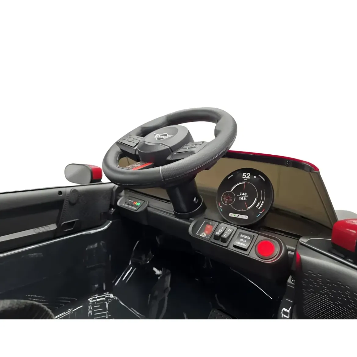 Macchina per Bambini Elettrica Mini Cooper S 12V Nero Metallizzato