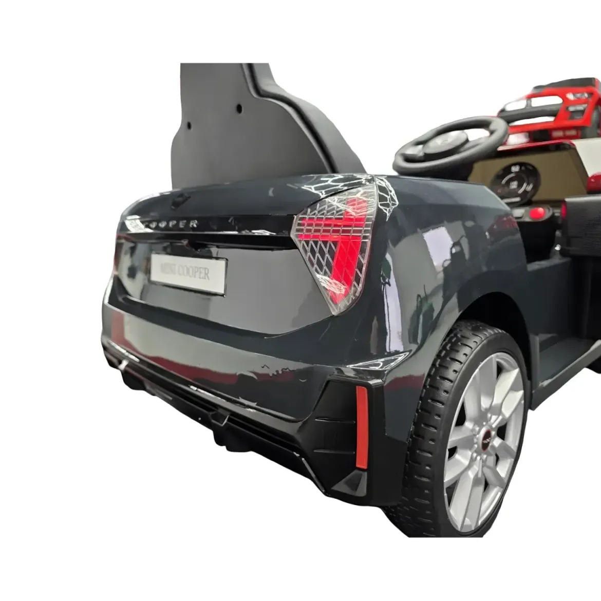 Macchina per Bambini Elettrica Mini Cooper S 12V Nero Metallizzato