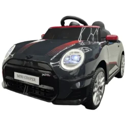 Macchina per Bambini Elettrica Mini Cooper S 12V Nero Metallizzato
