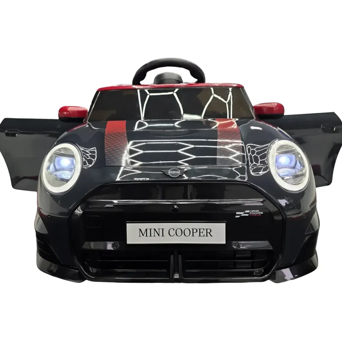 Macchina per Bambini Elettrica Mini Cooper S 12V Nero Metallizzato