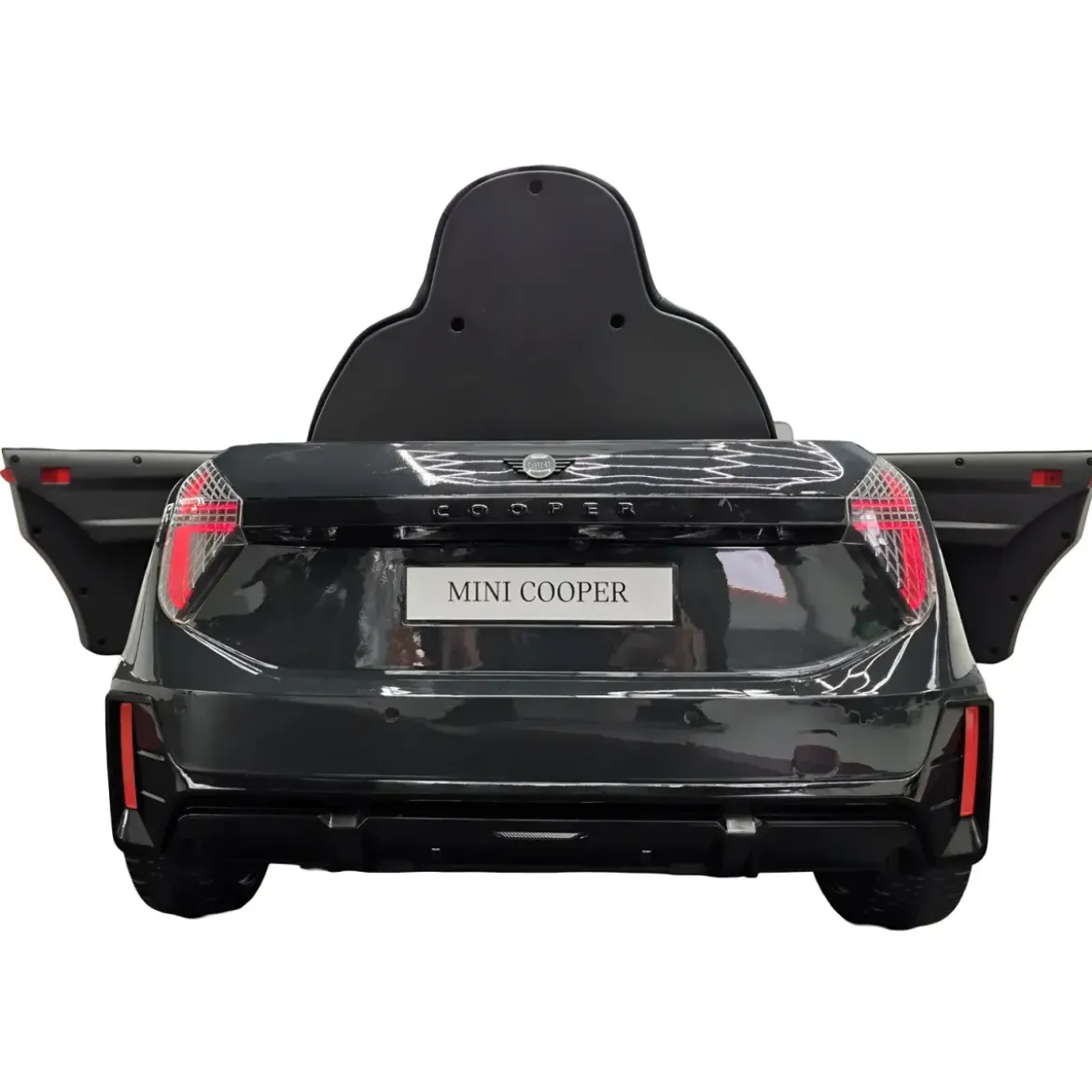 Macchina per Bambini Elettrica Mini Cooper S 12V Nero Metallizzato