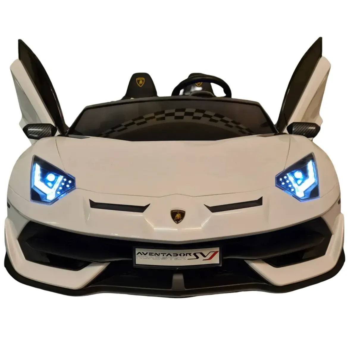 Macchina per Bambini Lamborghini Aventador 2 Persone a Batteria Bianco