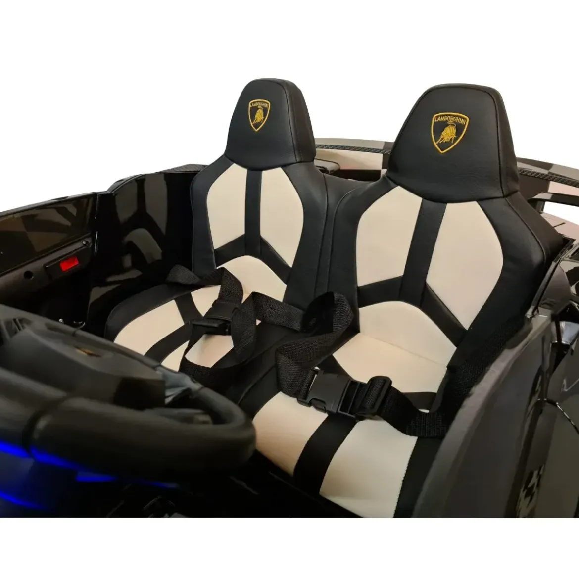 Macchina per Bambini Lamborghini Aventador 2 Persone a Batteria Bianco