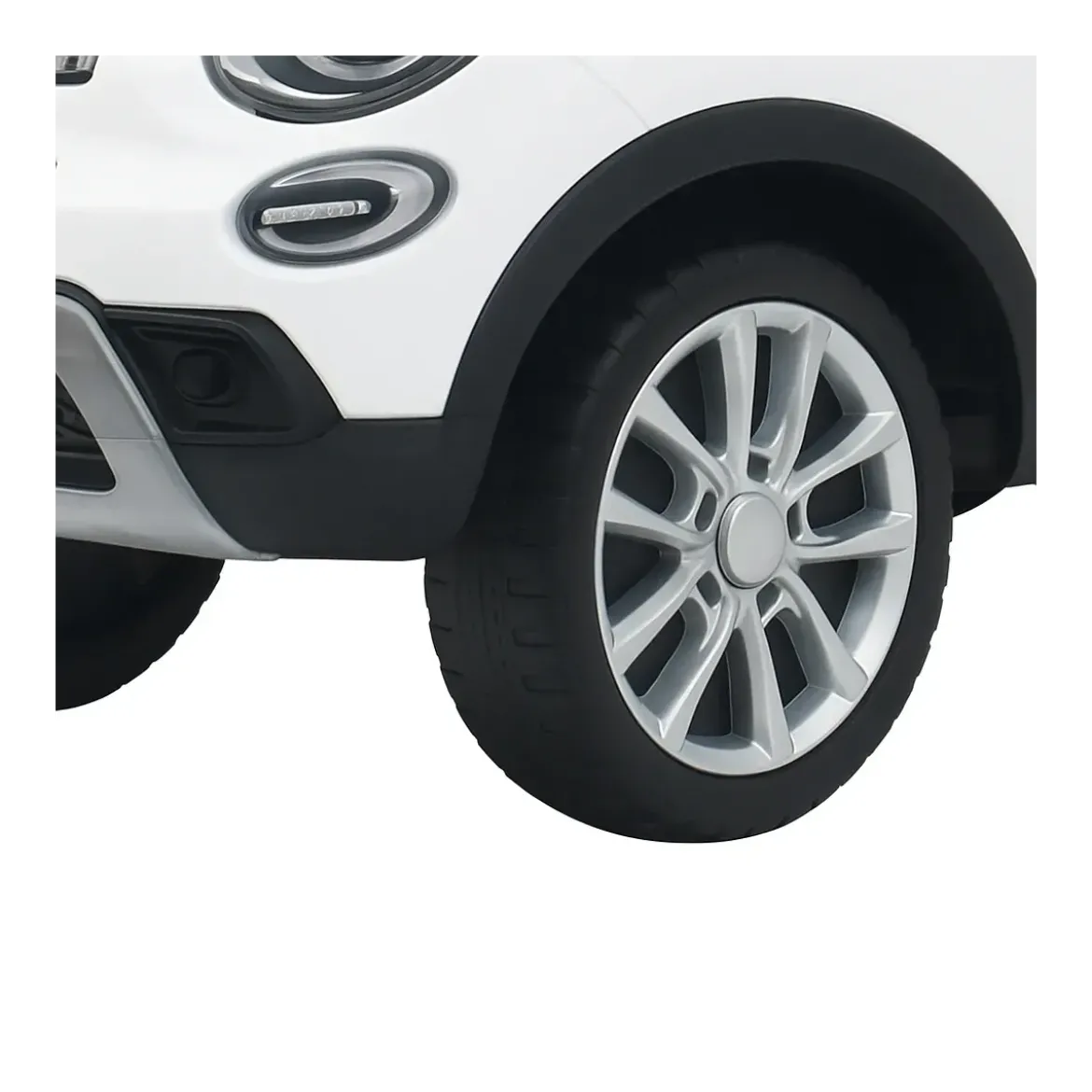 Macchinetta per Bambini Cavalcabile a Spinta Fiat 500X Bianca