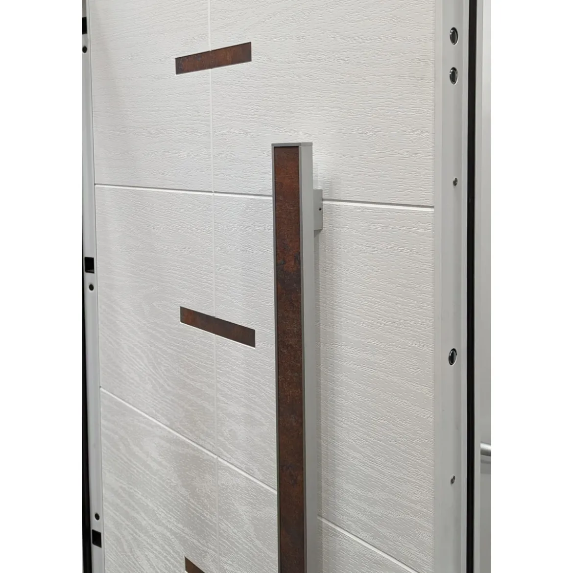 Maniglione 120 cm con Rivestimento Removibile per Porta Blindata da Ingresso