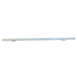 Maniglione per Porta Blindata da 120cm Cromato Satinato Piatto Verticale da Esterno