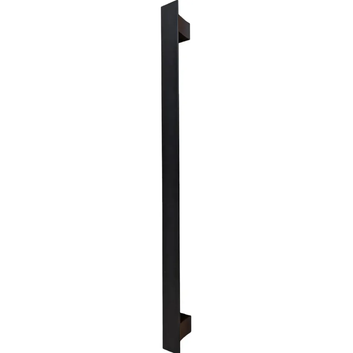 Maniglione Piatto Porta Blindata Nero 50cm Moderno