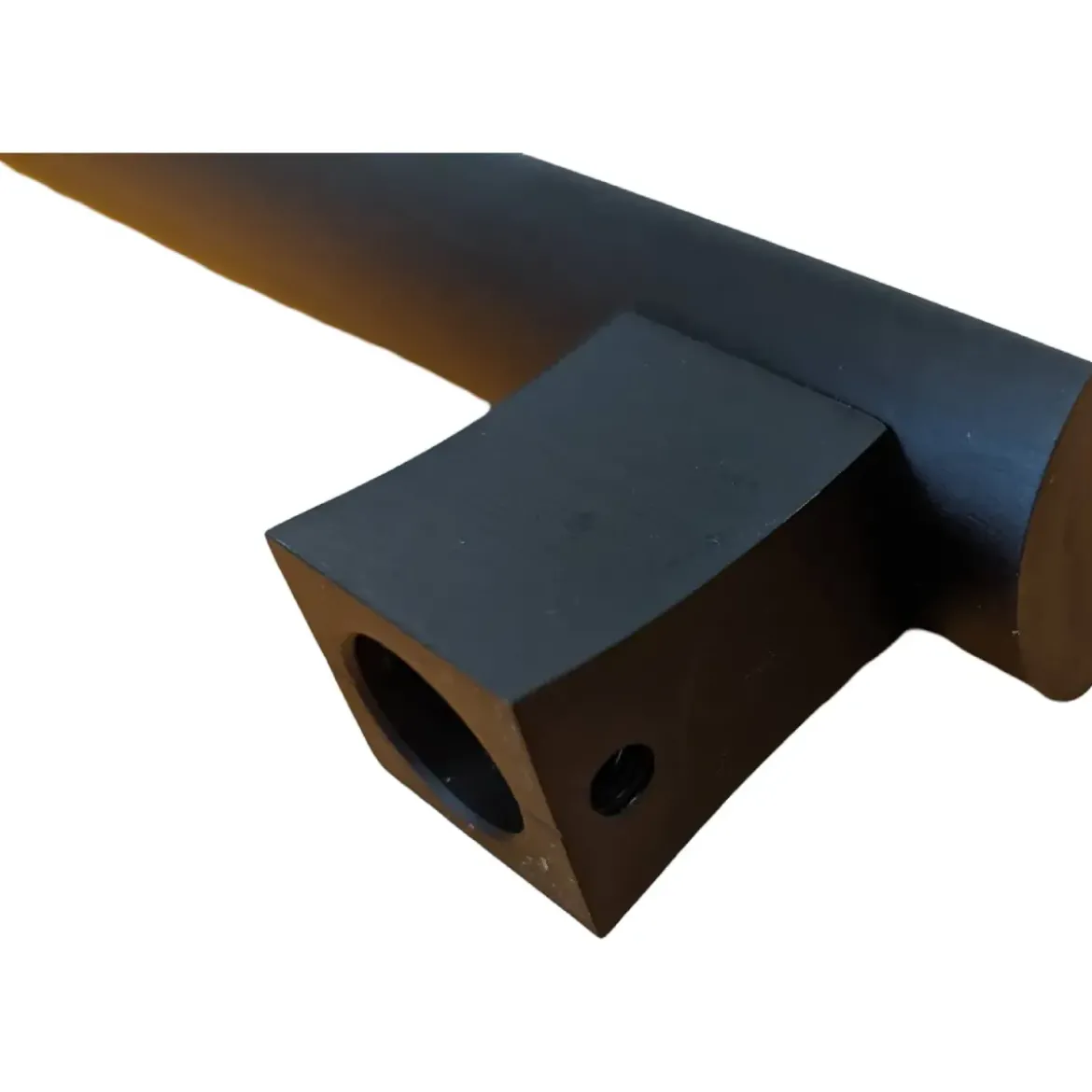 Maniglione Piatto Porta Blindata Nero 50cm Moderno