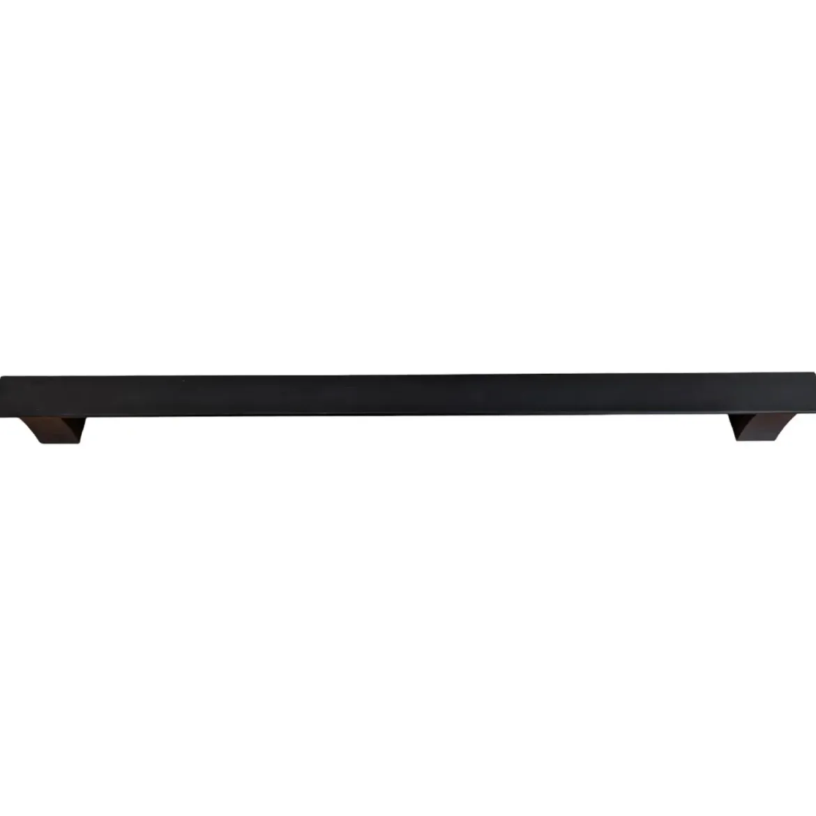 Maniglione Piatto Porta Blindata Nero 50cm Moderno