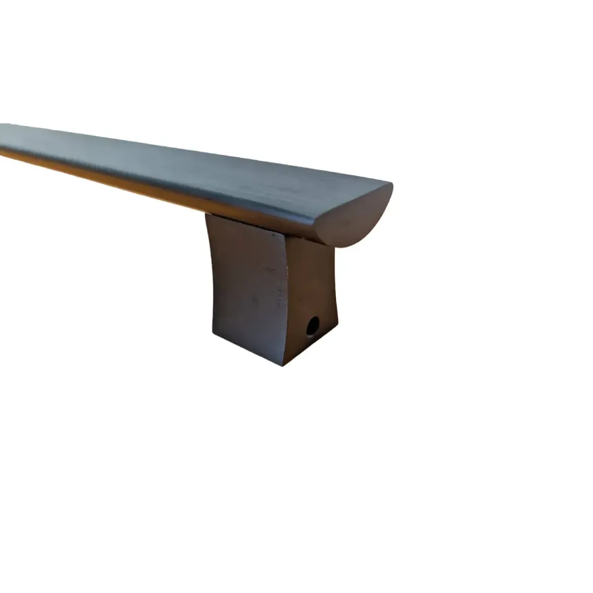 Maniglione Piatto Porta Blindata Nero 50cm Moderno