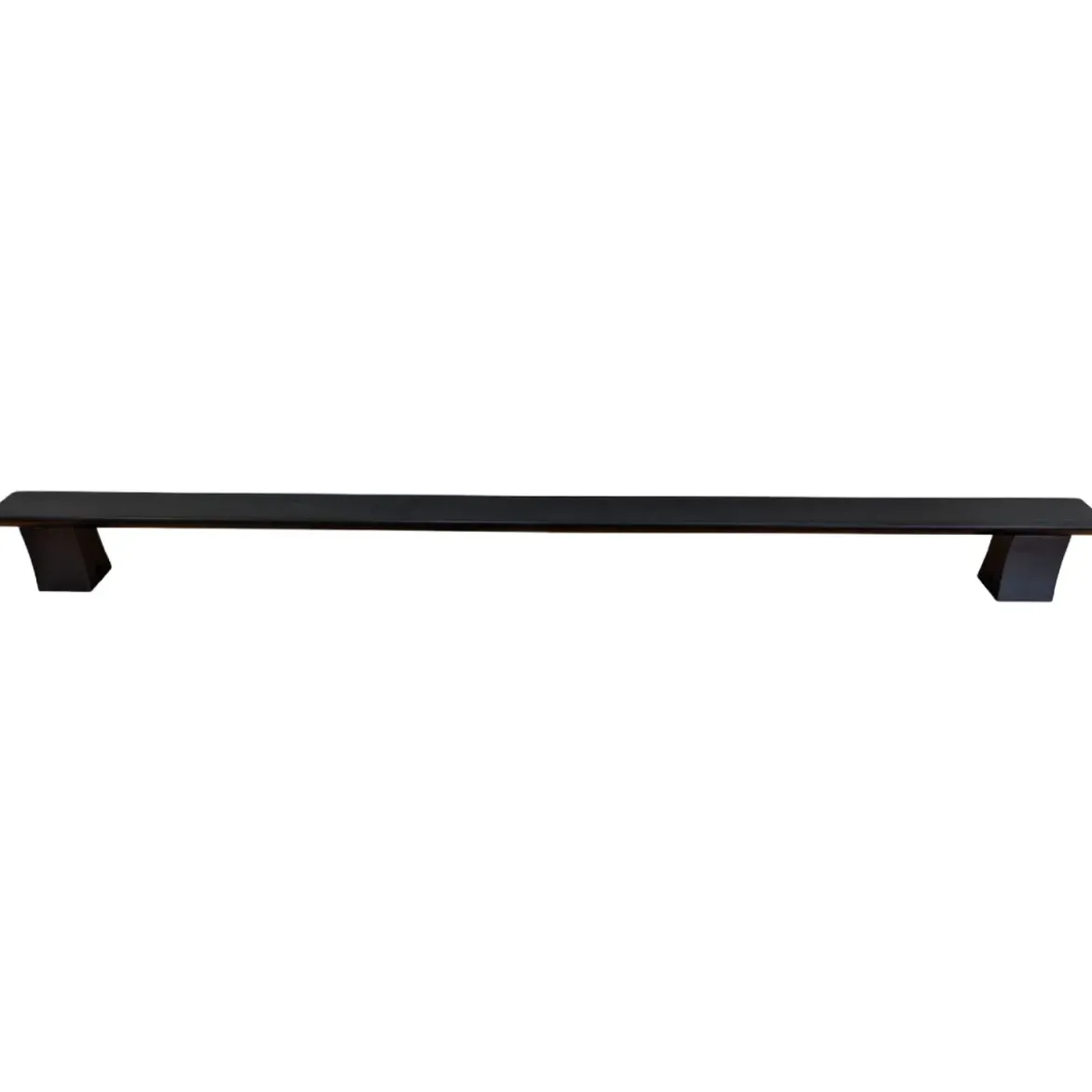 Maniglione Piatto Porta Blindata Nero 50cm Moderno