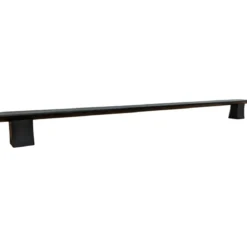 Maniglione Piatto Porta Blindata Nero 50cm Moderno