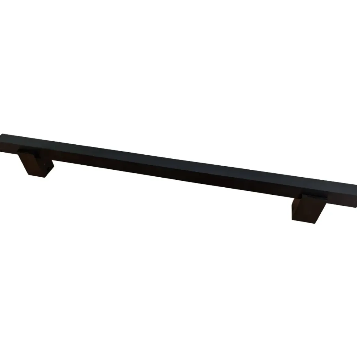 Maniglione Quadro Porta Blindata Nero 50cm Moderno