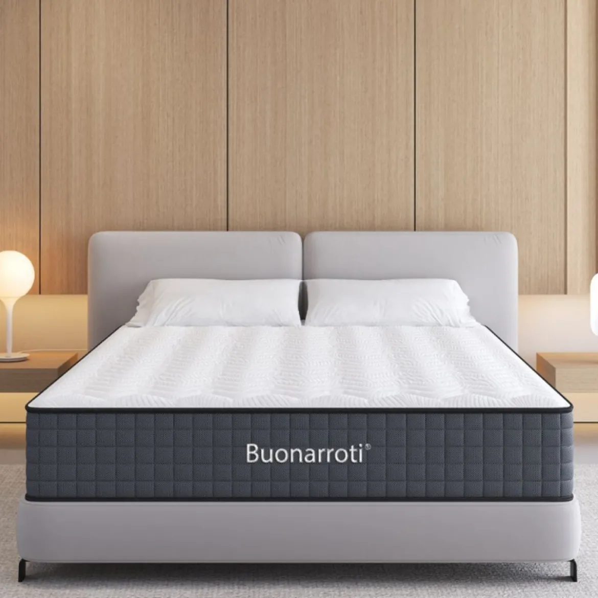 Materasso Letto Matrimoniale 140x190 a Due Piazze Memory Foam Morbido