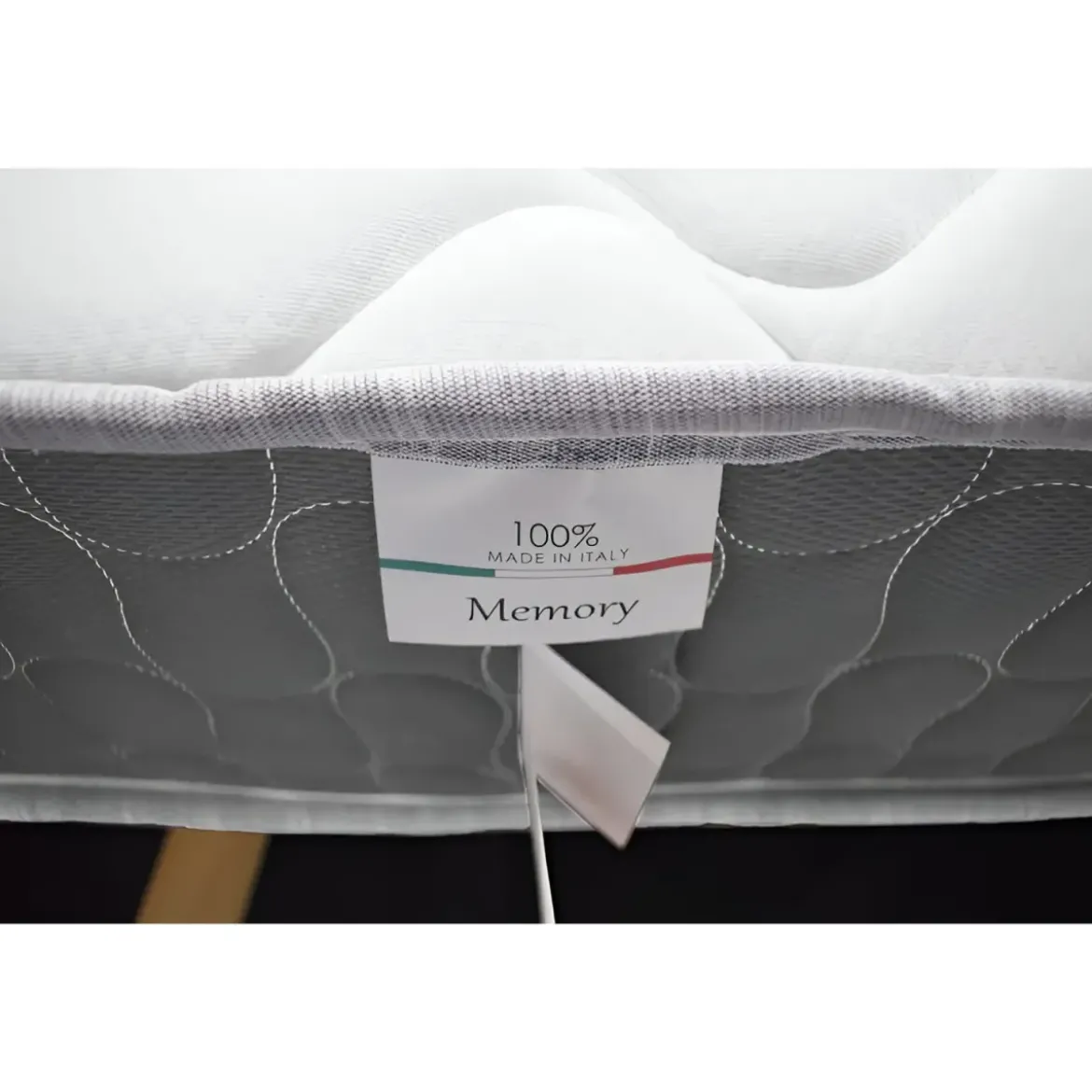 Materasso Matrimoniale 160x190x25 cm Memory Foam Traspirante Grigio