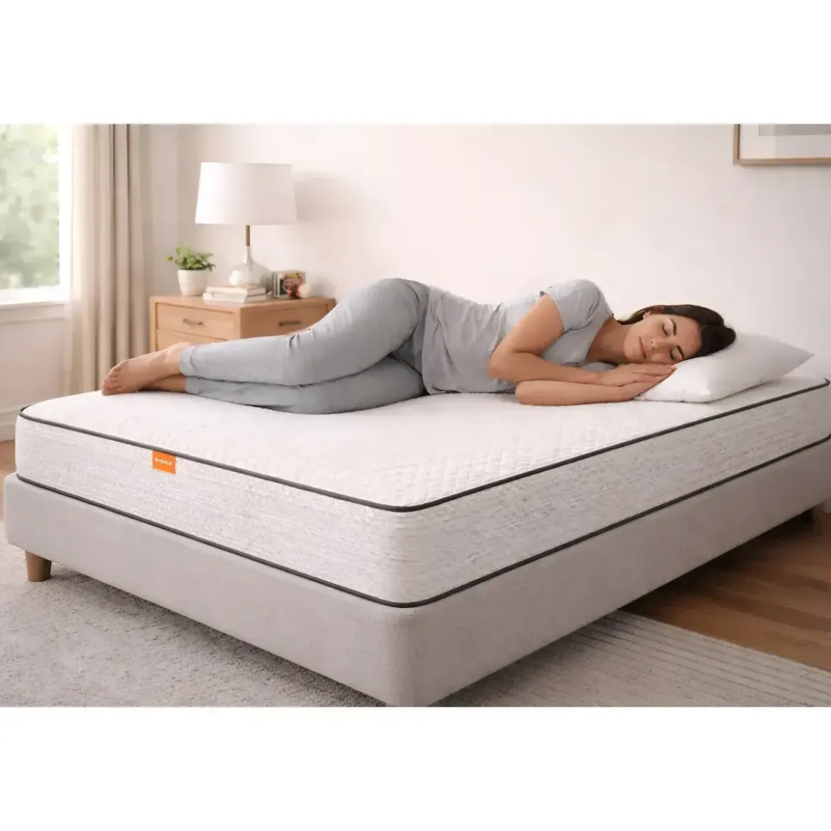 Materasso Memory Singolo 90x195 cm h25 cm Ortopedico Anallergico