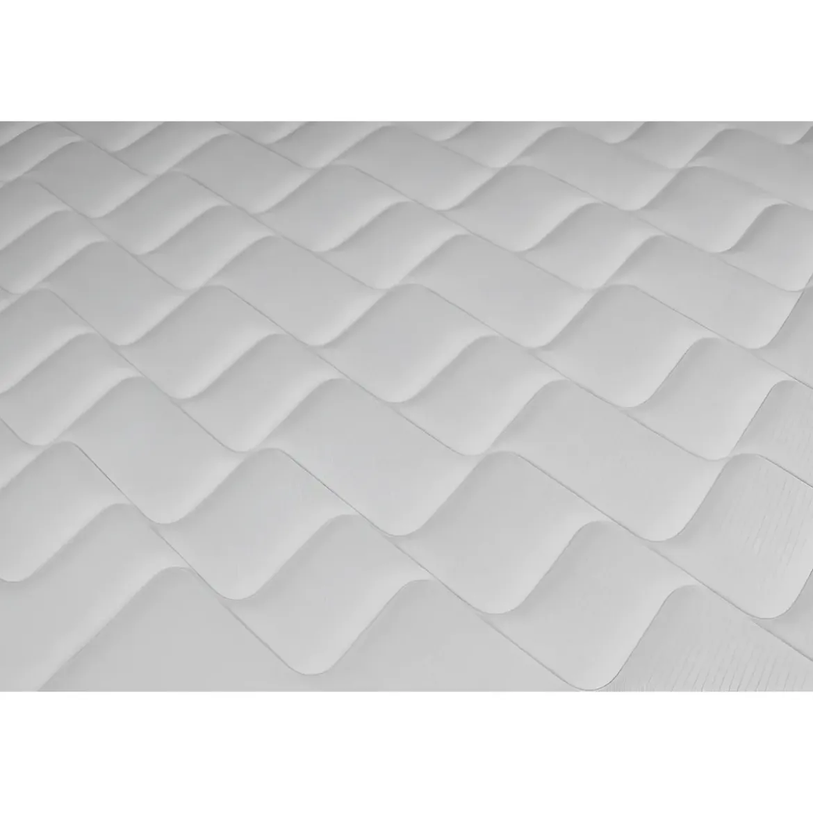 Materasso Singolo 90x190x25 cm Sfoderabile Memory Foam Grigio