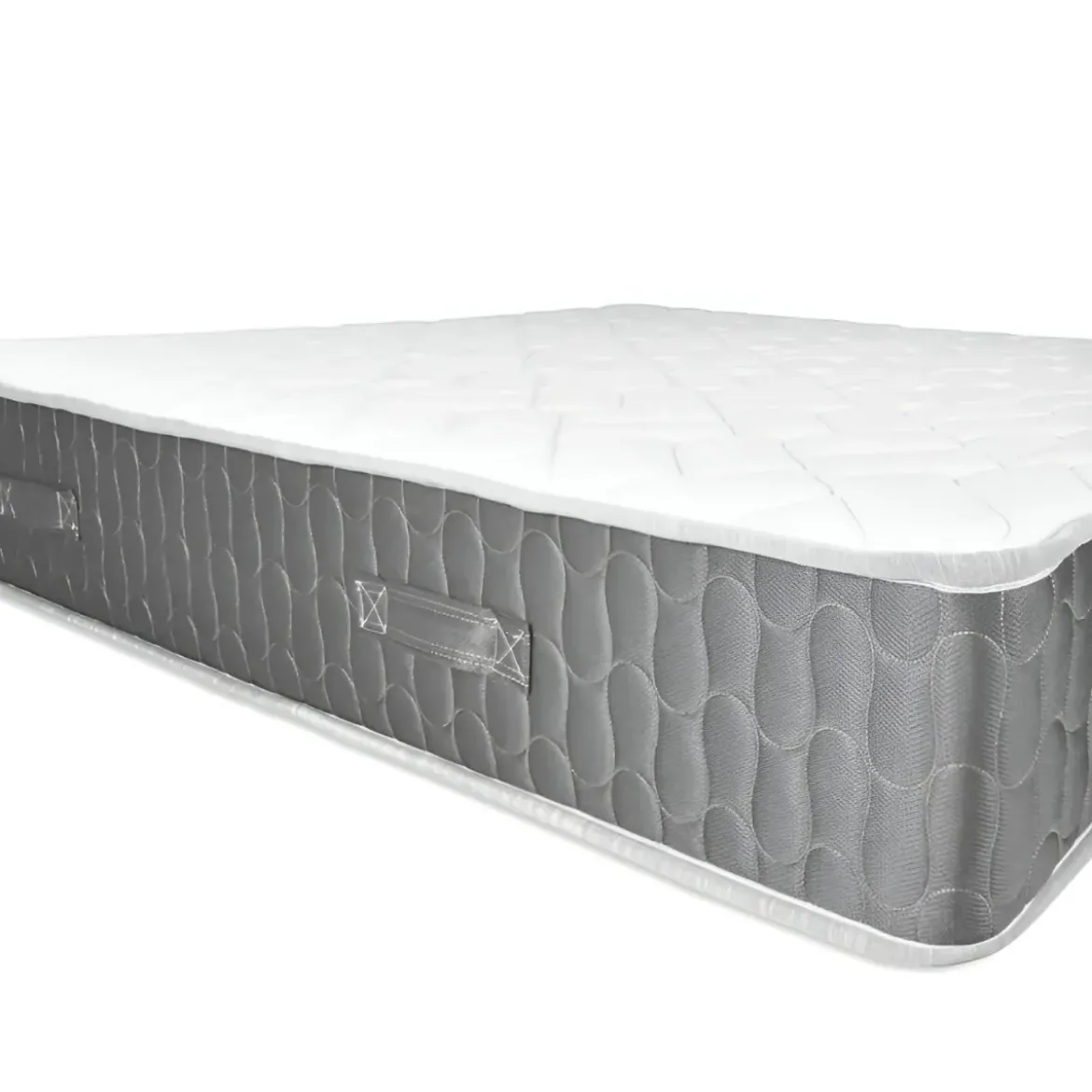 Materasso Singolo 90x190x25 cm Sfoderabile Memory Foam Grigio