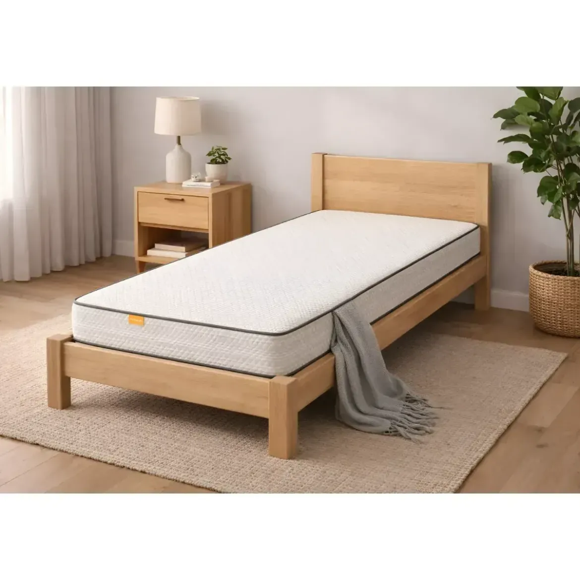 Materasso Waterfoam Singolo 90x200 cm h12 cm Ortopedico Anallergico
