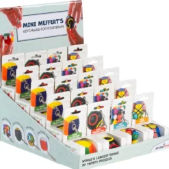 Mini Rompicapo Portachiavi 20 Pezzi con Espositore da Banco