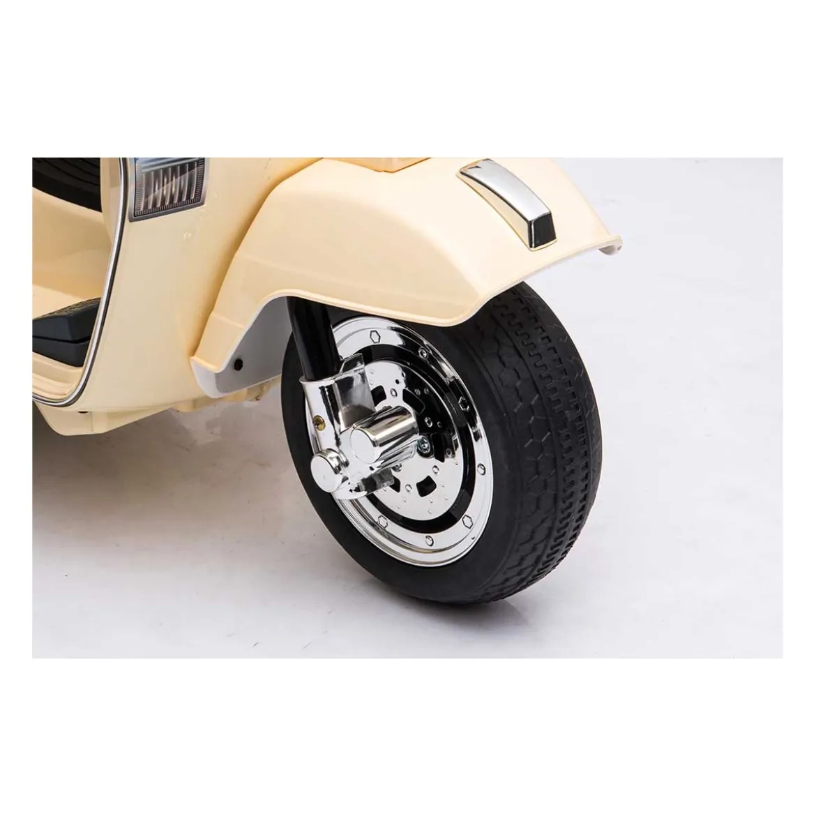 Mini Vespa Piaggio Crema Elettrica per Bambini Batteria 6 V