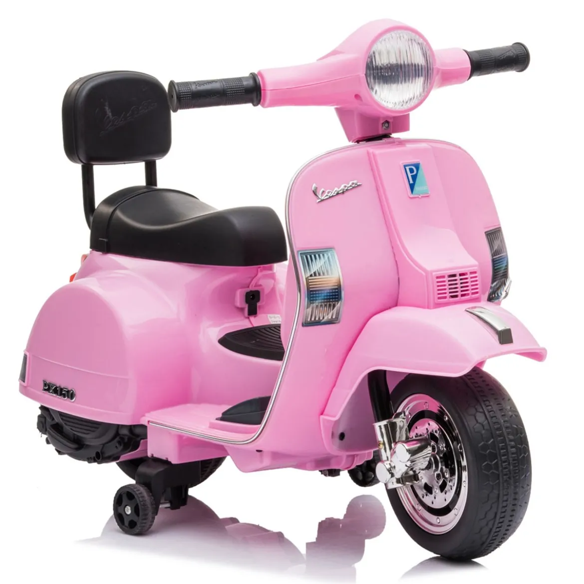 Mini Vespa Piaggio Rosa Elettrica per Bambini Batteria 6 V