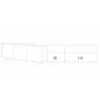 Mobile 3 Ante Nero Marmo Contenitore Buffet Armadio Soggiorno Credenza
