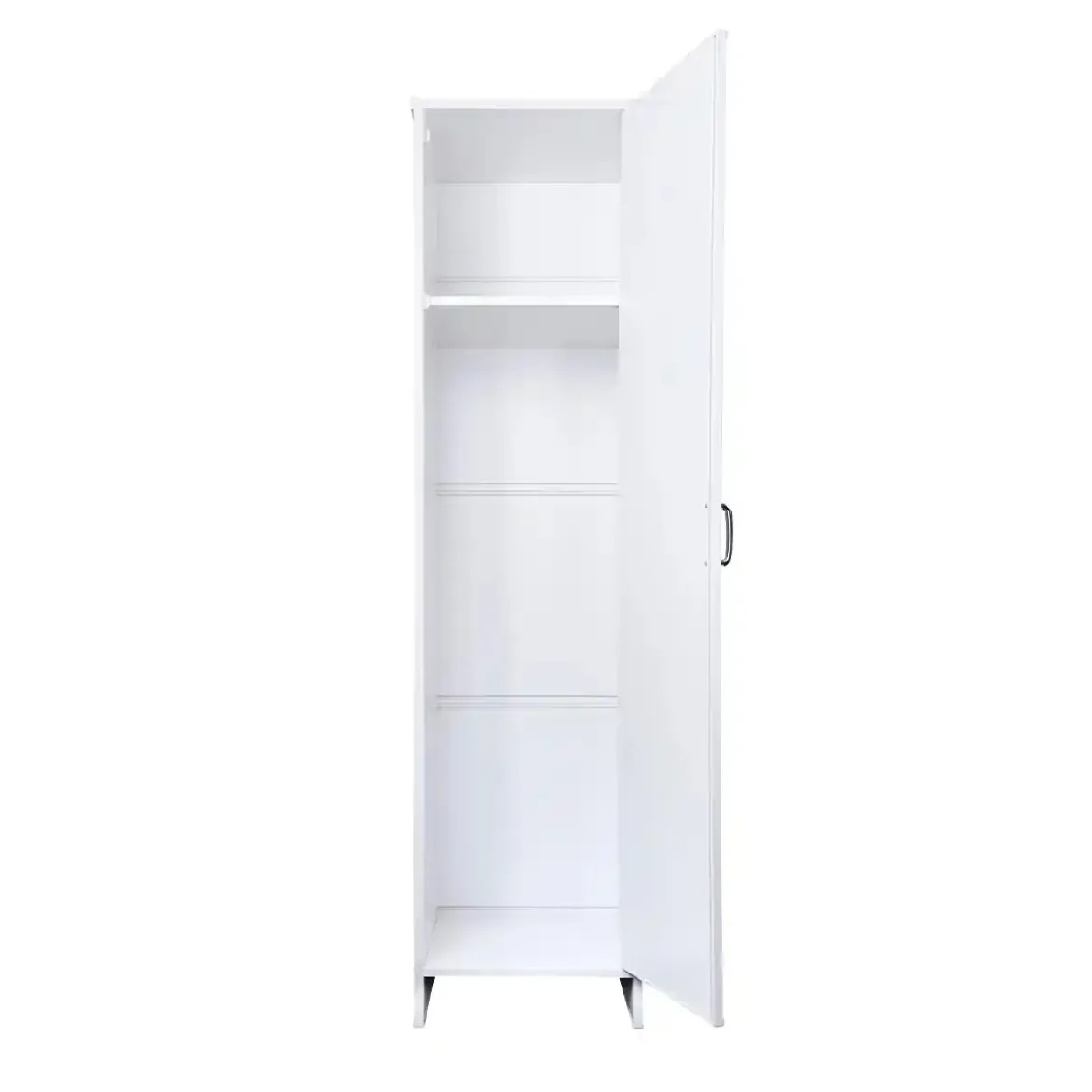 Mobile Bagno a Colonna in PVC Bianco 46,5x49x182 cm Lavanderia