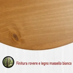 Mobile Bar Armadio da Cucina Portabottiglie in Legno Bianco Rovere