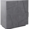 Mobile Basso da Ingresso 80 cm Credenza in Legno Ardesia Madia con Ante